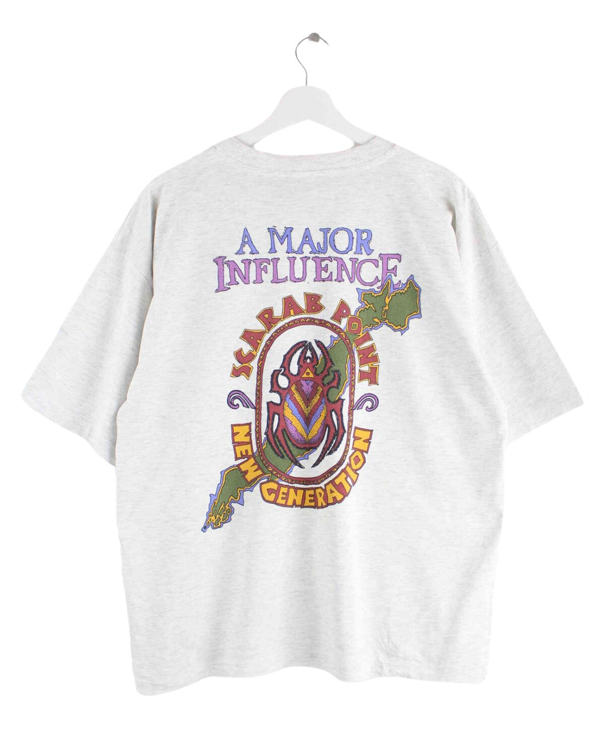 Vintage 90s Recoil Single Stitch T-Shirt Grau M (back image)