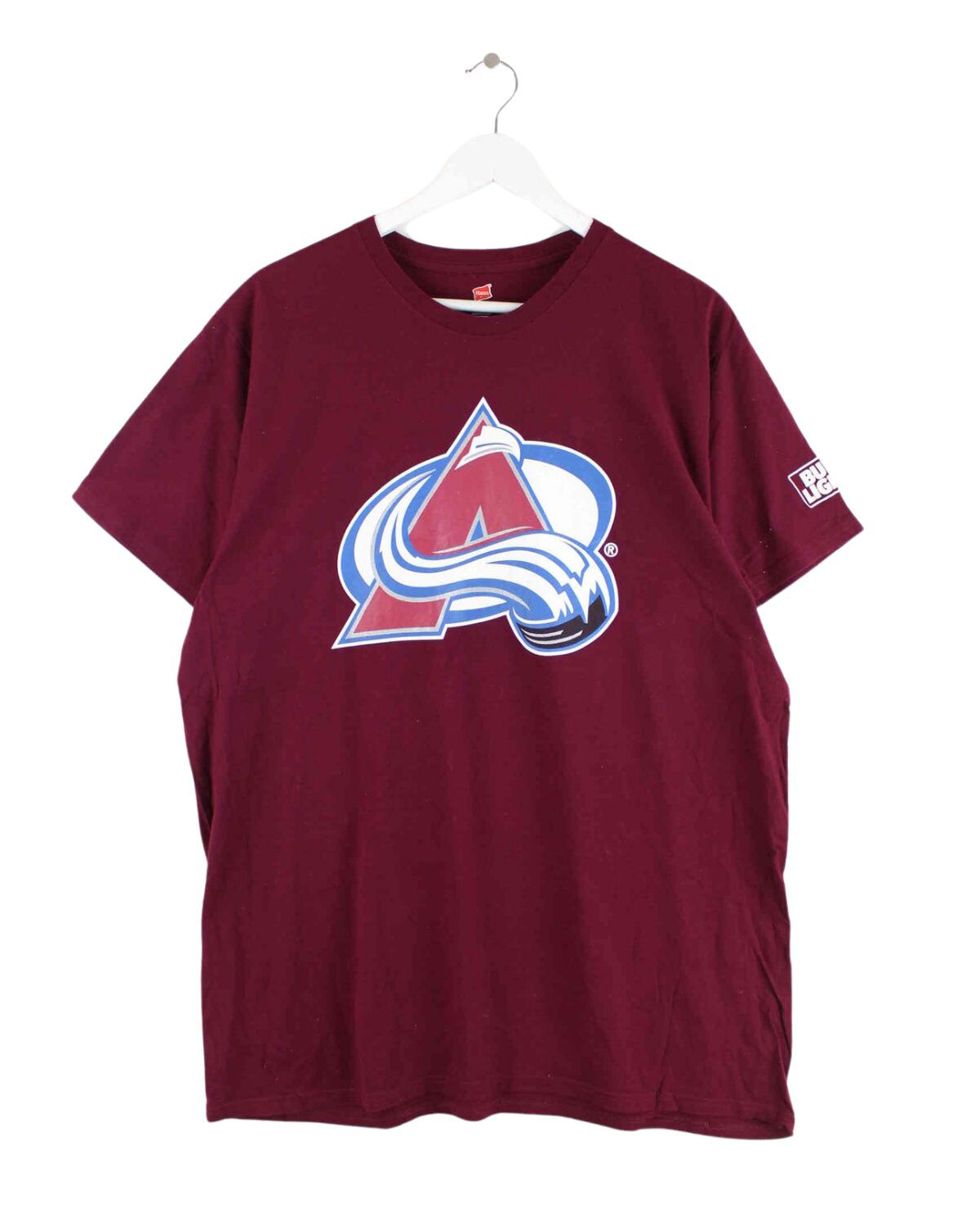 Hanes NHL Colorado Avalanche T-Shirt Rot XL (front image)