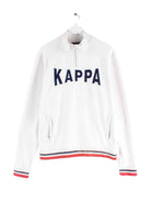 Kappa 00s Embroidered Half Zip Sweater Weiß L (front image)