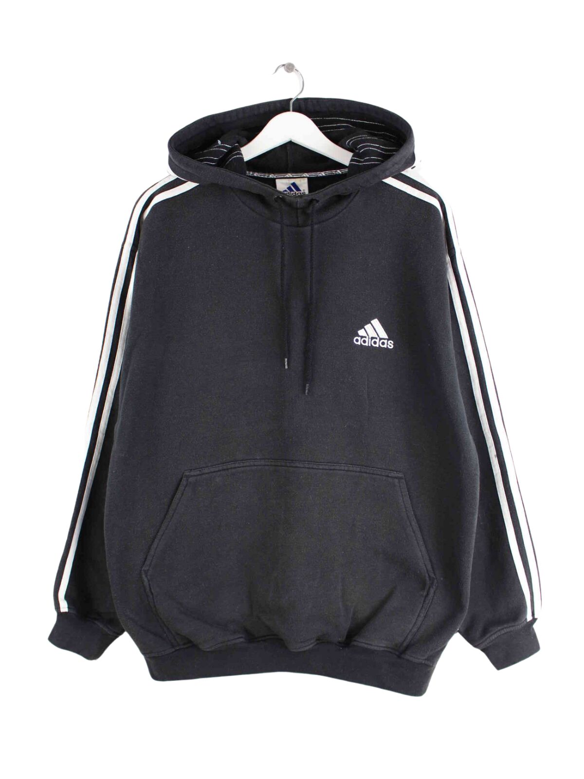 ウェア 90s adidas black pullover Adidas 90s Vintage Basic Hoodie Black L – Peeces