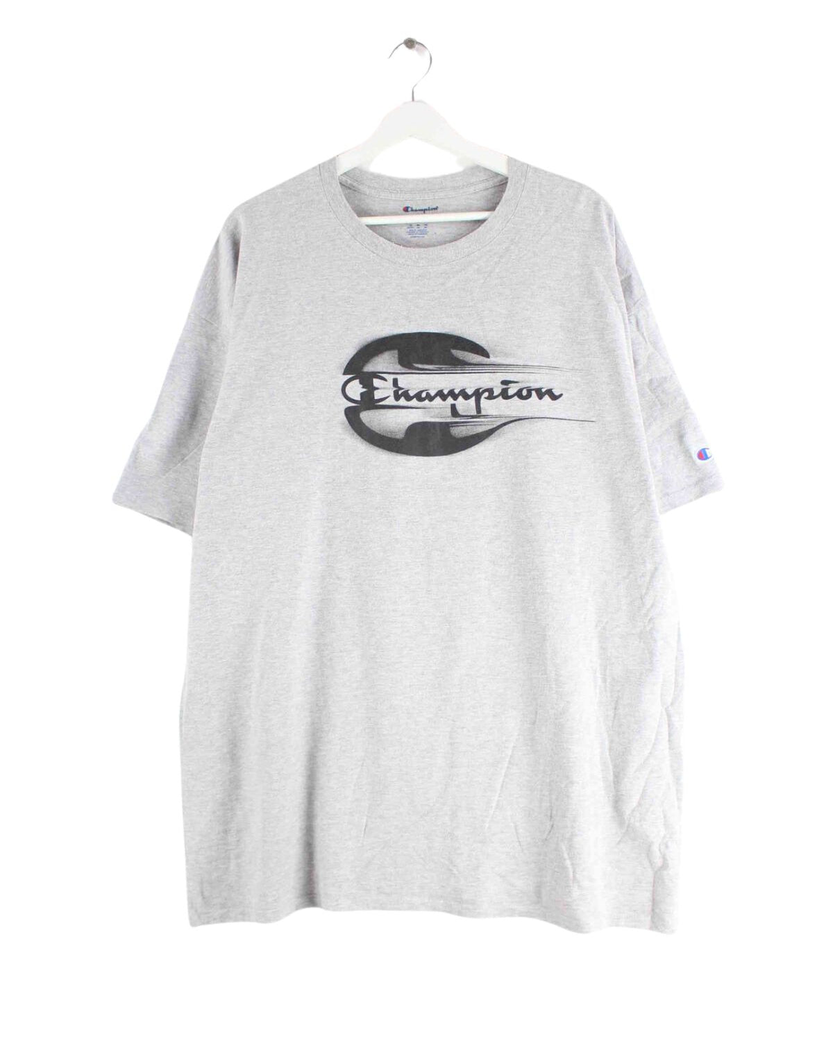 Champion Print T-Shirt Grau 3XL (front image)