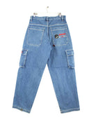 Fubu y2k Embroidered Carpenter Jeans Blau W30 L32 (back image)