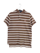 Ralph Lauren Striped Polo Braun M (front image)