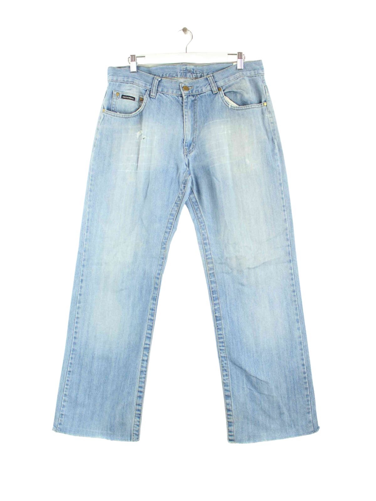 Dolce & Gabbana y2k Embroidered Jeans Blau W34 L32 (front image)