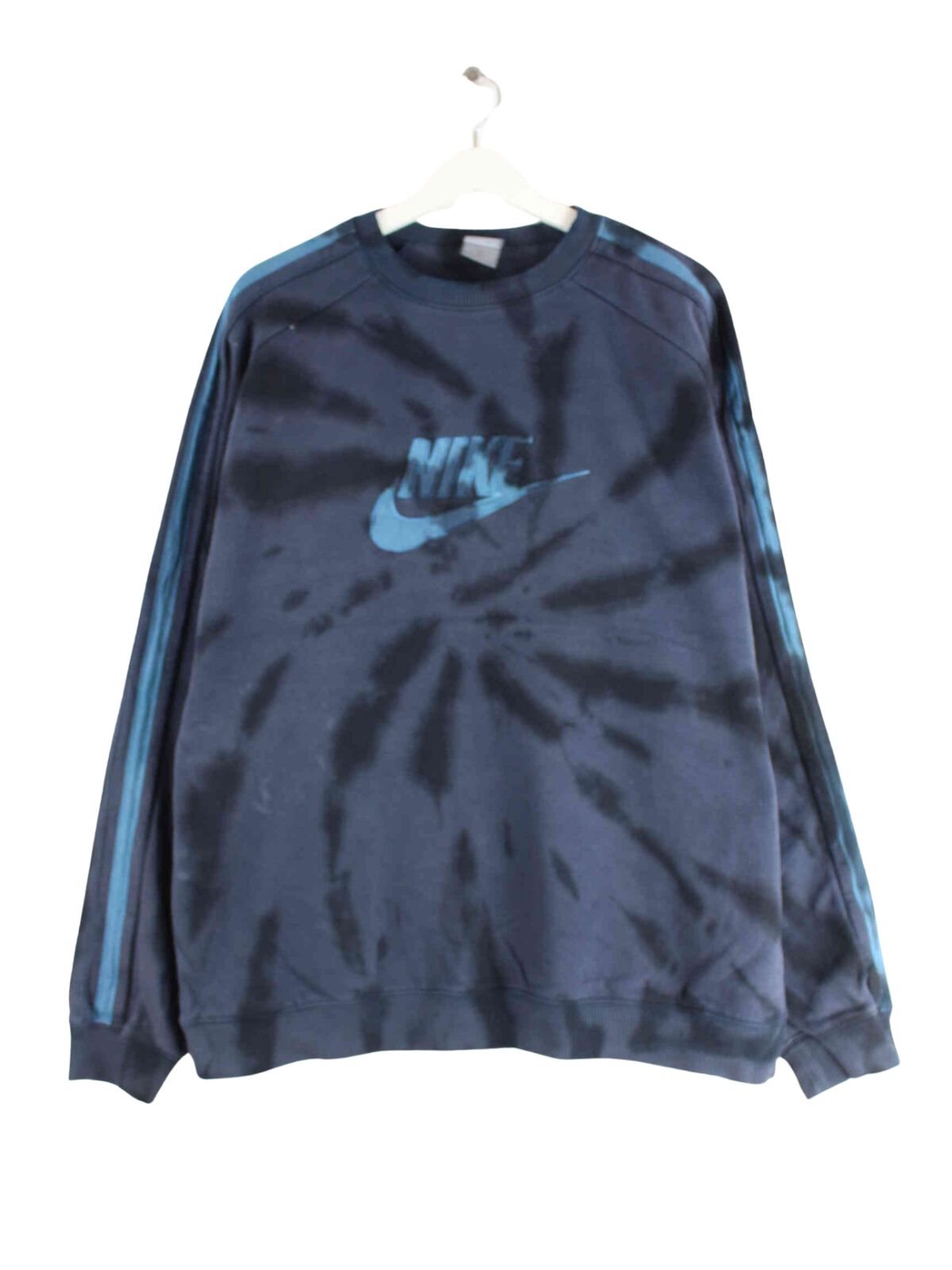 Nike y2k Embroidered Tie Die Sweater Blau L (front image)