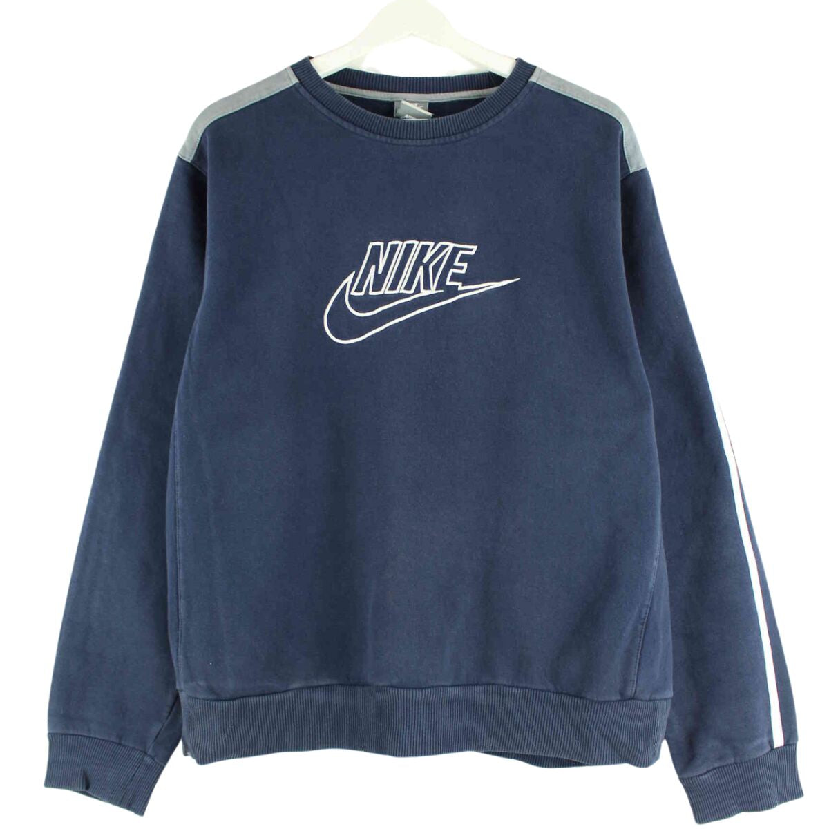 Nike y2k Embroidered Logo Sweater Blau M (front image)