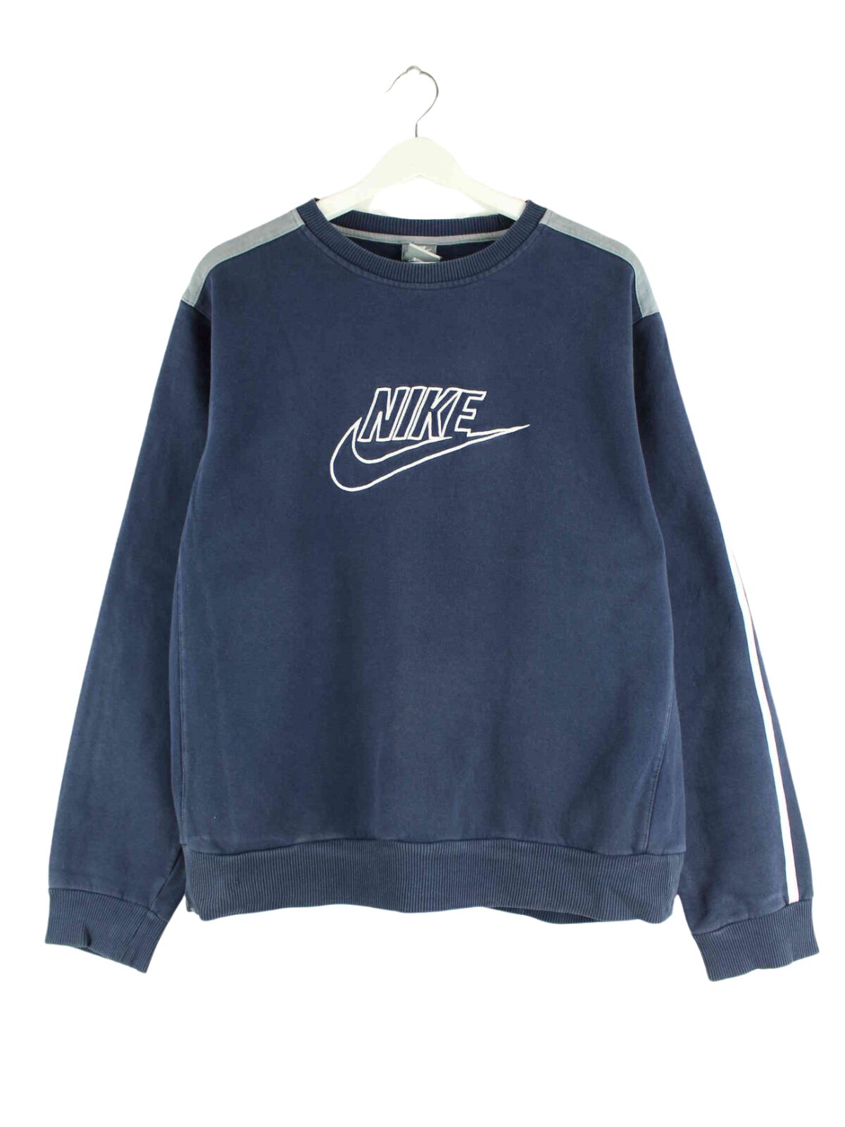 Nike y2k Embroidered Logo Sweater Blau M (front image)