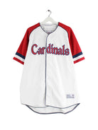 MLB 90s Vintage Cardinals Embroidered Jersey Weiß L (front image)