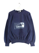 Adidas 70s Vintage Print Sweater Blau M (front image)