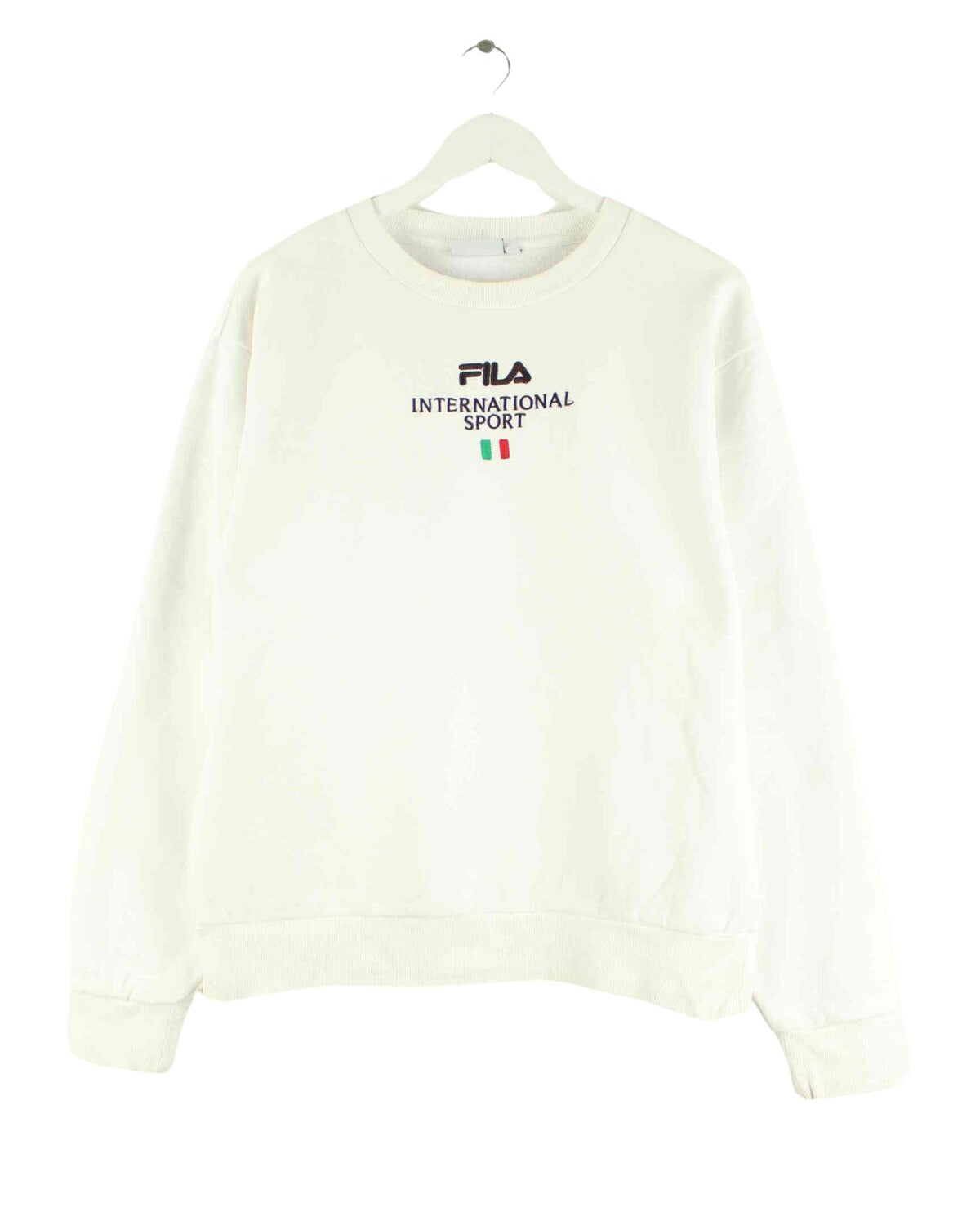 Fila International Sport Embroidered Sweater Weiß S (front image)