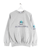 Reebok 70s Vintage Embroidered Sweater Grau L (front image)