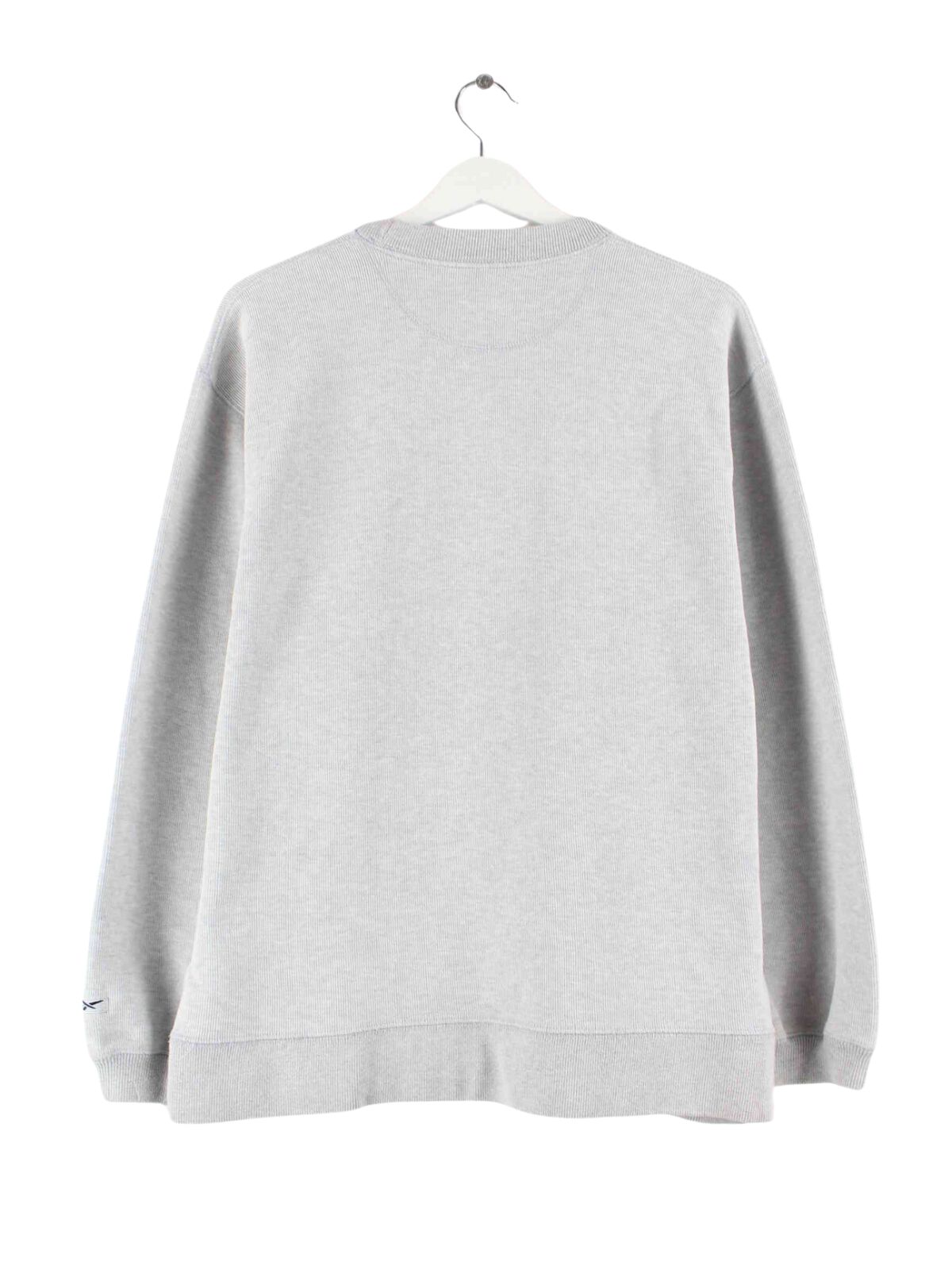 Reebok y2k Embroidered Sweater Grau S