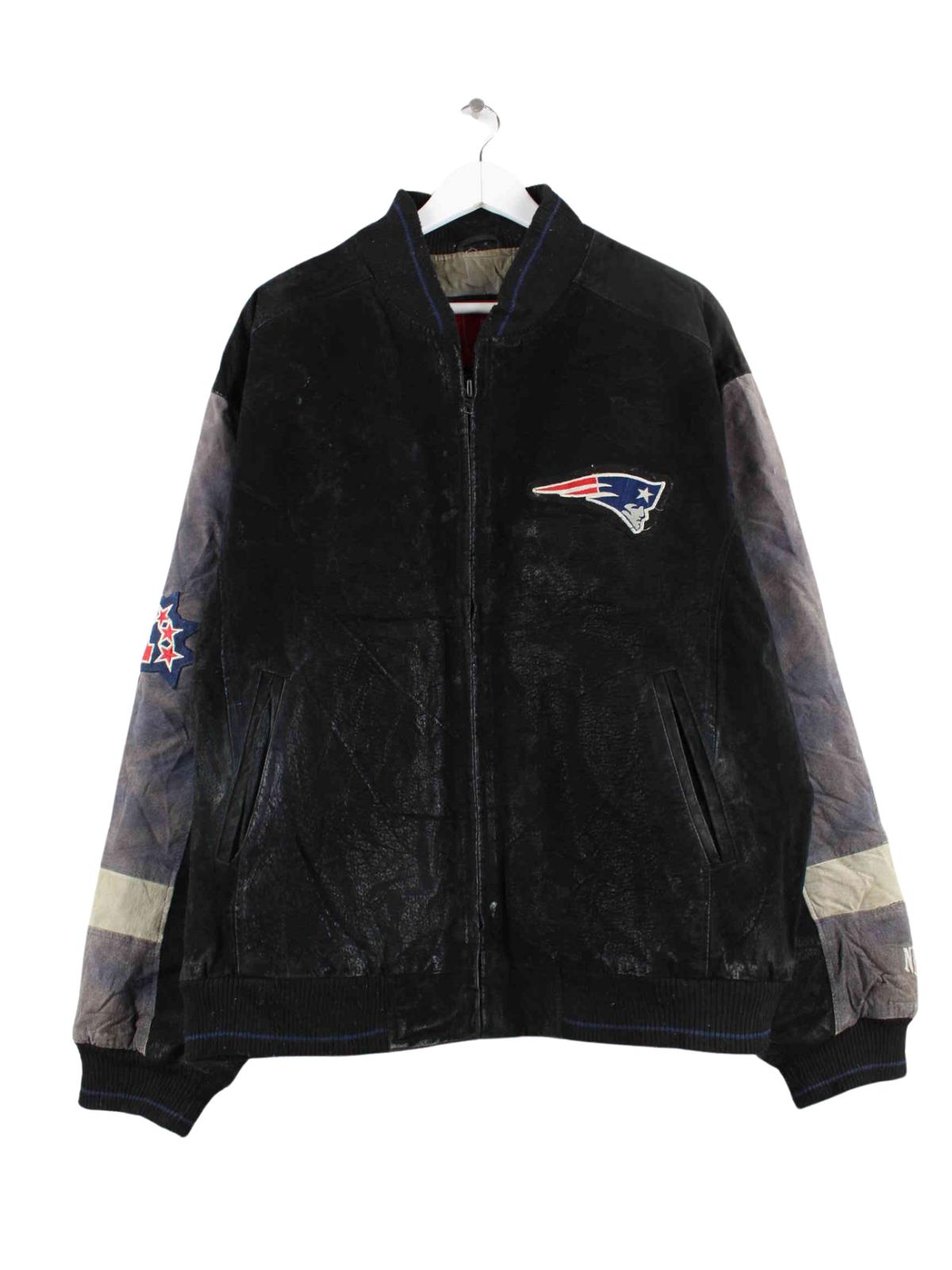 Patriots Nfl Jacket Vintage NFL Patriots 90s Vintage Leather