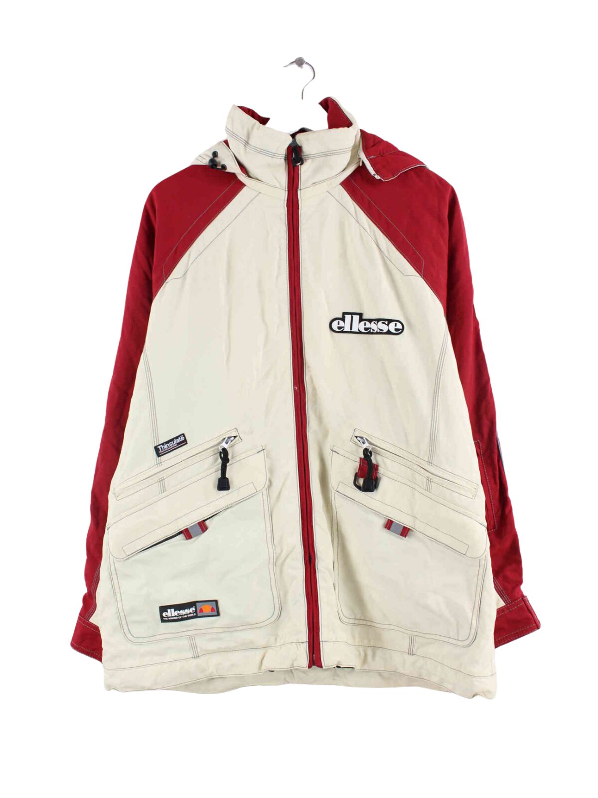 Ellesse Jacke Rot Ellesse Thinsulate Jacket Red L – Peeces