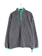 Adidas Equipment 90s Vintage Half Zip Fleece Sweater Grau XL (front image)