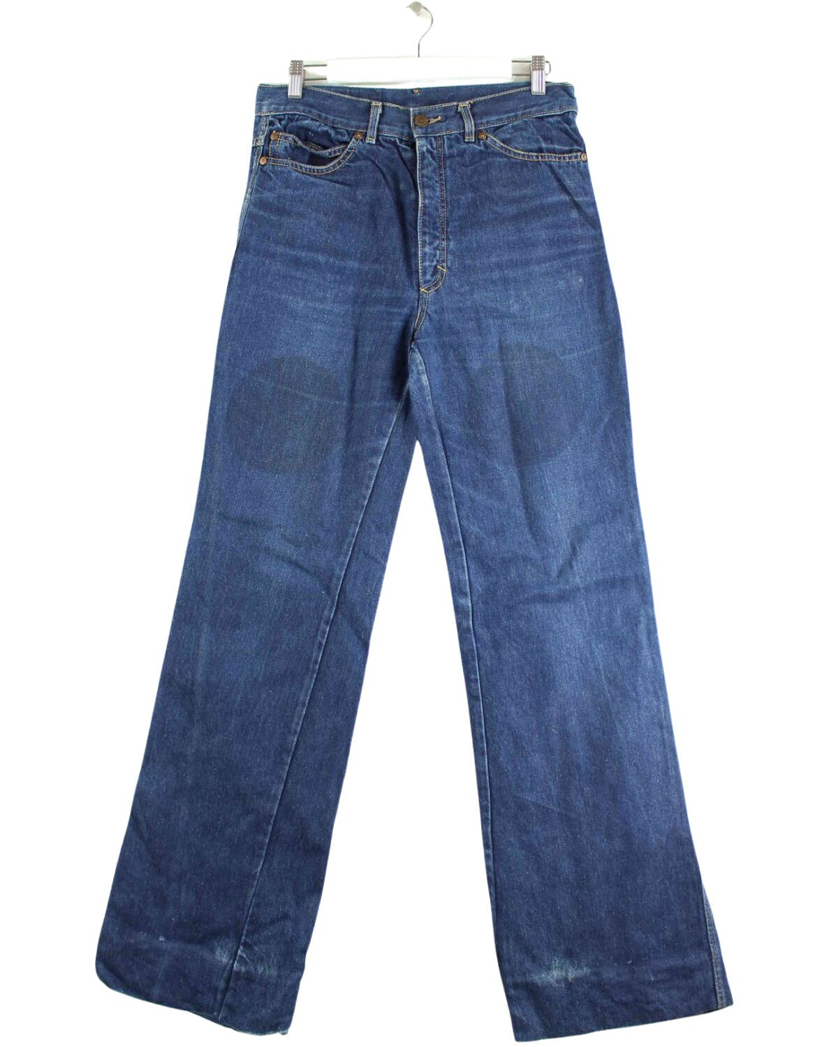 Vintage y2k Patched Jeans Blau W30 L38 (front image)