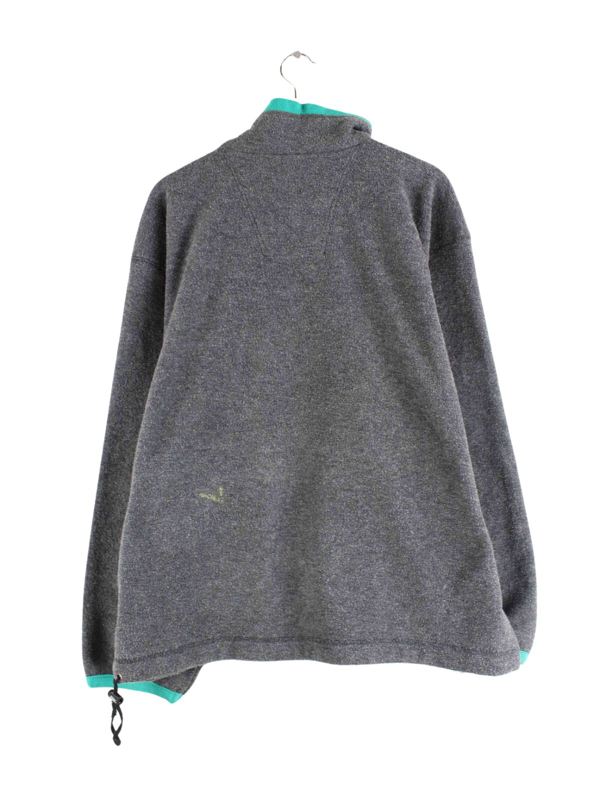 Adidas Equipment 90s Vintage Half Zip Fleece Sweater Grau XL (back image)