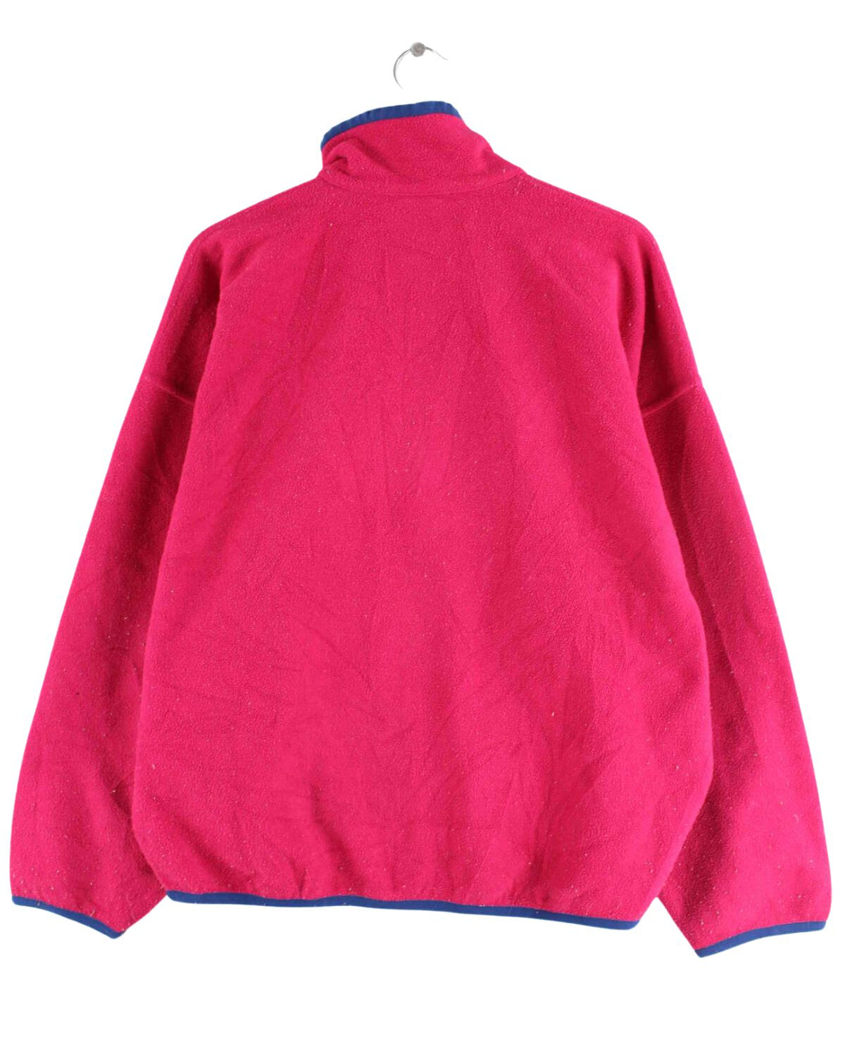 Kappa 80s Vintage Half Zip Fleece Sweater Pink M (back image)