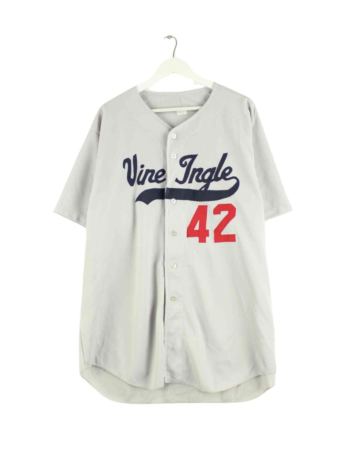 Wilson 90s Vintage Vine Ingle Embroidered Jersey Grau XXL (front image)