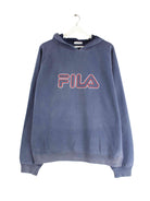 Fila Embroidered Hoodie Blau XL (front image)