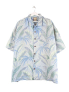 Tommy Bahama 90s Vintage 100% Silk Hawaii Hemd Blau XXL (front image)