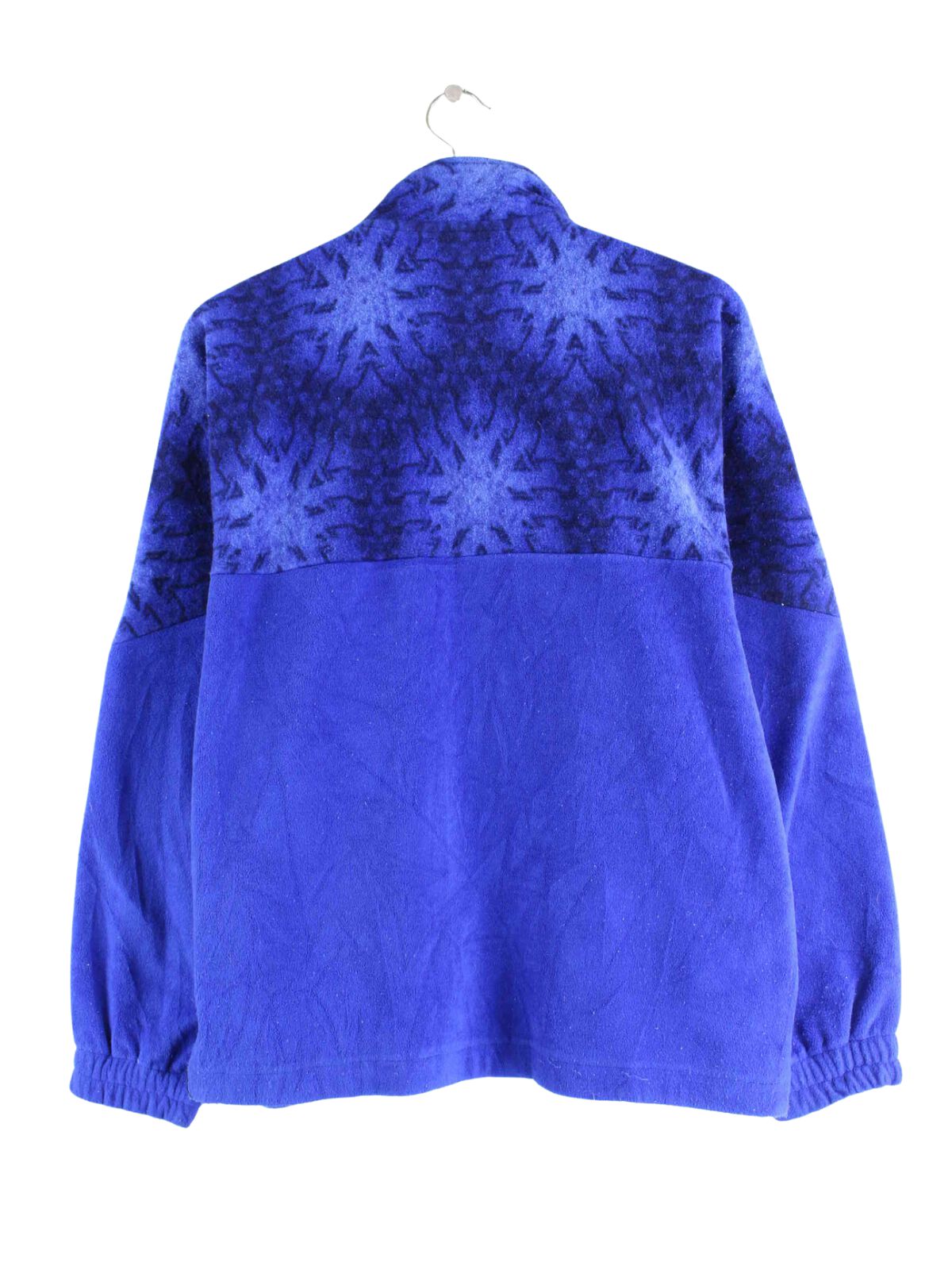 Fila 90s Vintage Half Zip Fleece Sweater Blau M (back image)