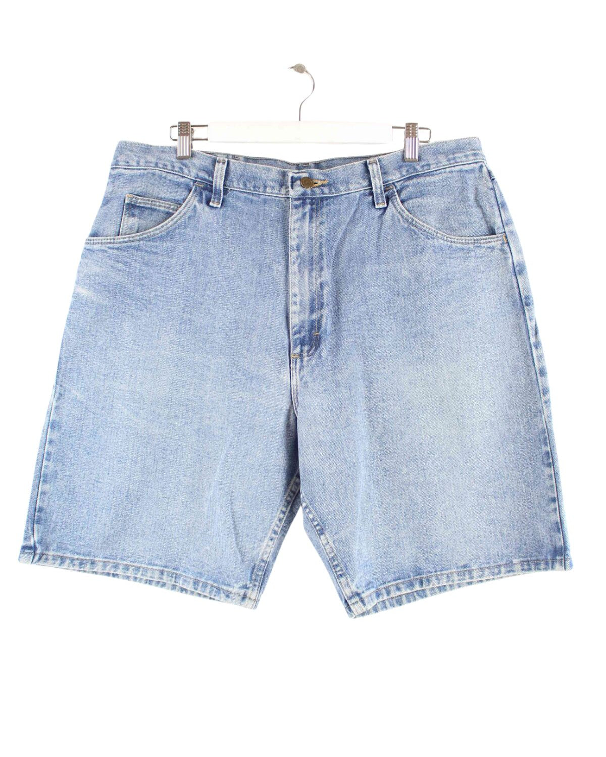 Wrangler Relaxed Fit Jeans Shorts Blau W38 (front image)