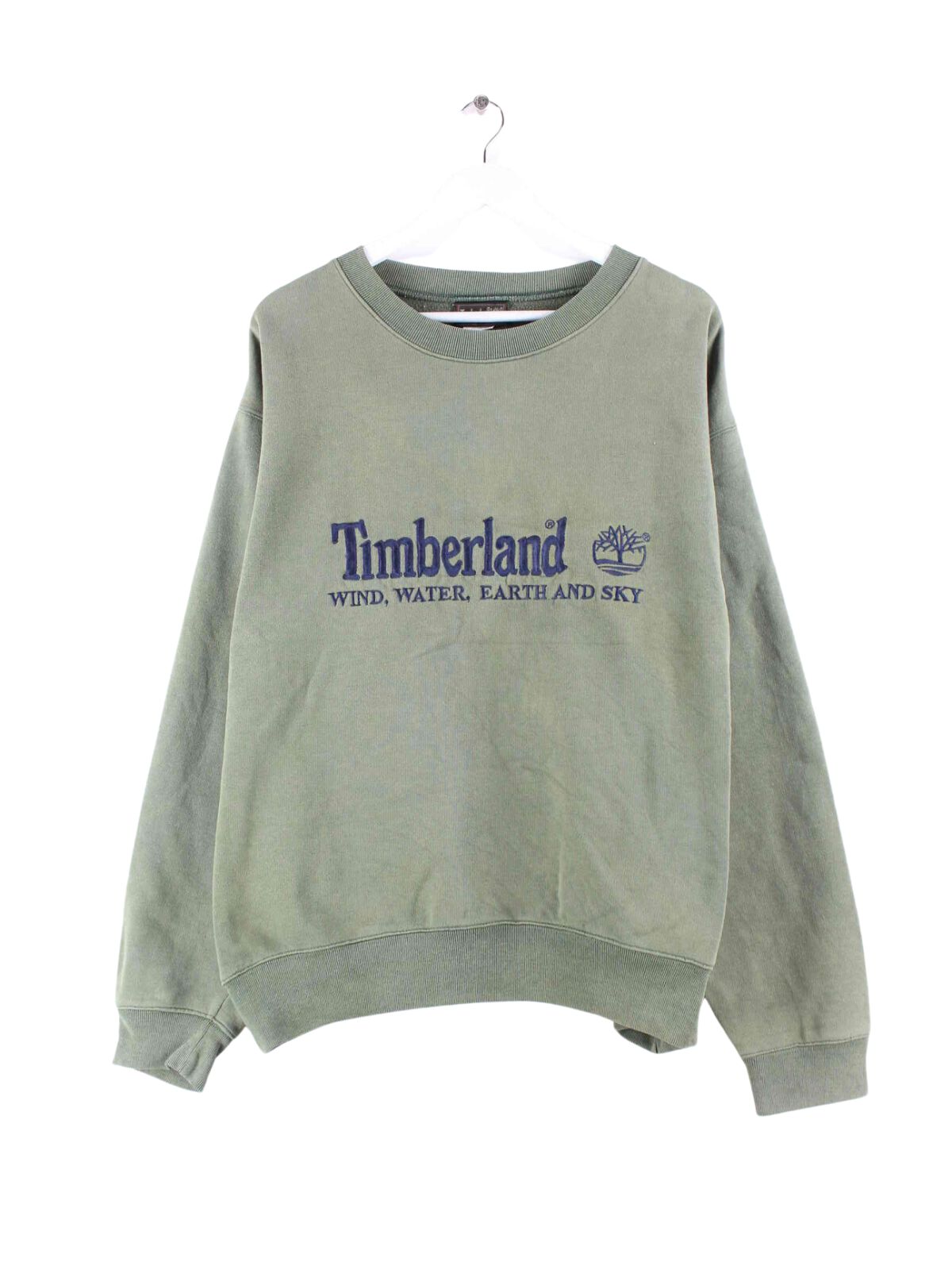 Timberland 90s Vintage Embroidered Sweater Grün XXL