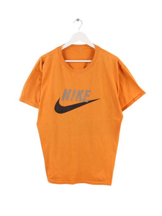 Nike Print T-Shirt Orange XL