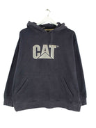 CAT 00s Embroidered Heavy Hoodie Blau M (front image)