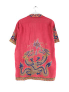 Replay 90s Vintage Dragon Hawaii Hemd Rot M (back image)