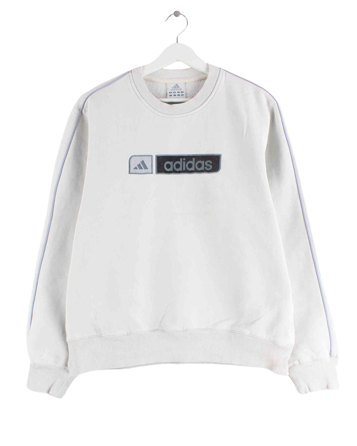 Adidas y2k Embroidered Sweater Beige S (front image)
