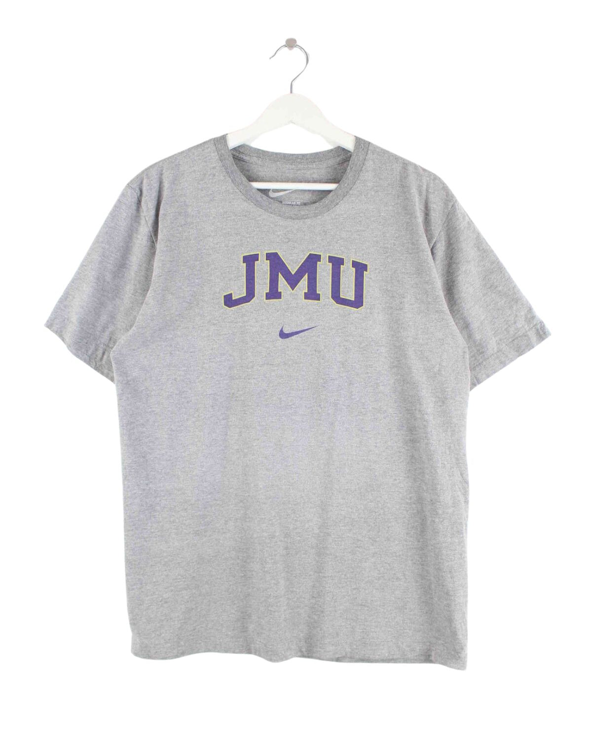 Nike JMU Center Swoosh T-Shirt Grau M (front image)