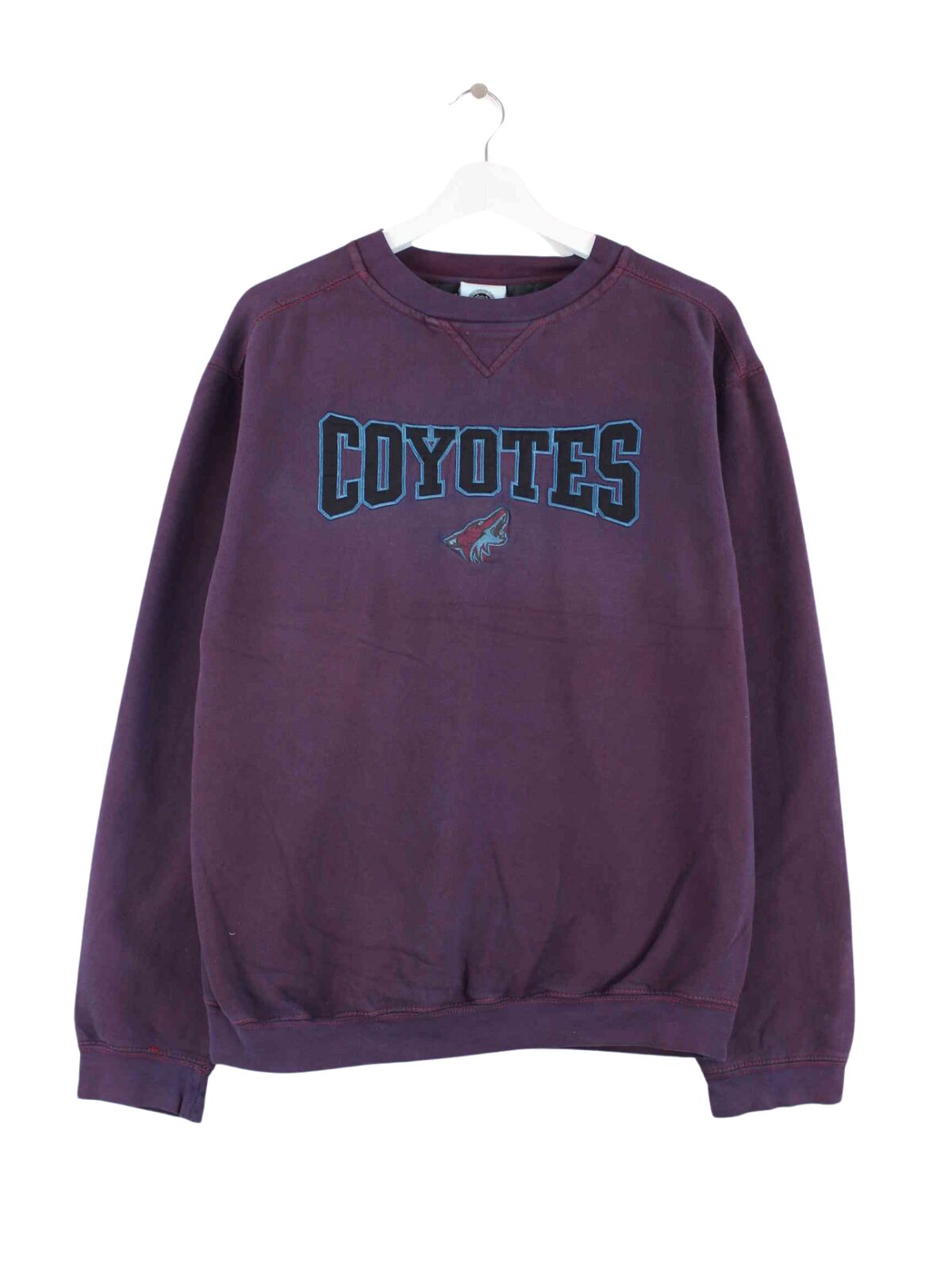 NHL 00s Coyotes Embroidered Sweater Lila M (front image)