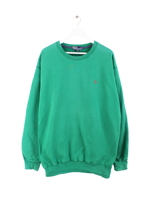 Ralph Lauren Basic Sweater Grün XL
