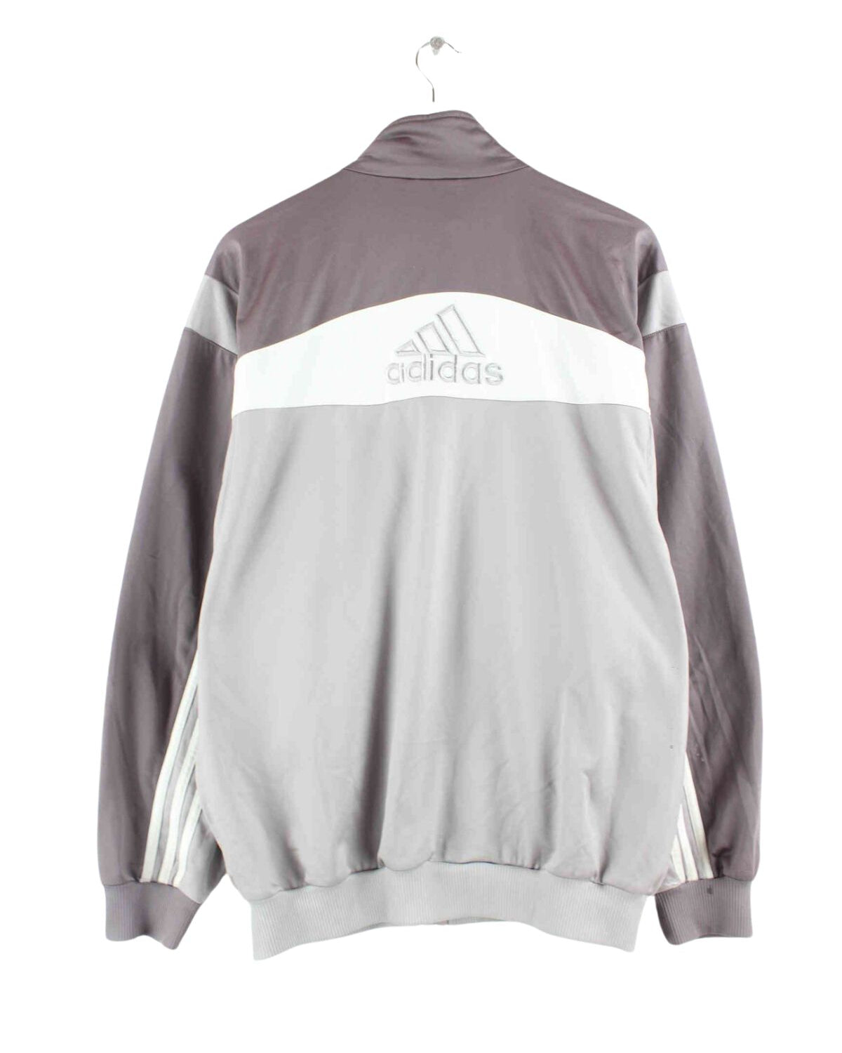 Adidas 90s Vintage 3-Stripes Trainingsjacke Grau L (back image)