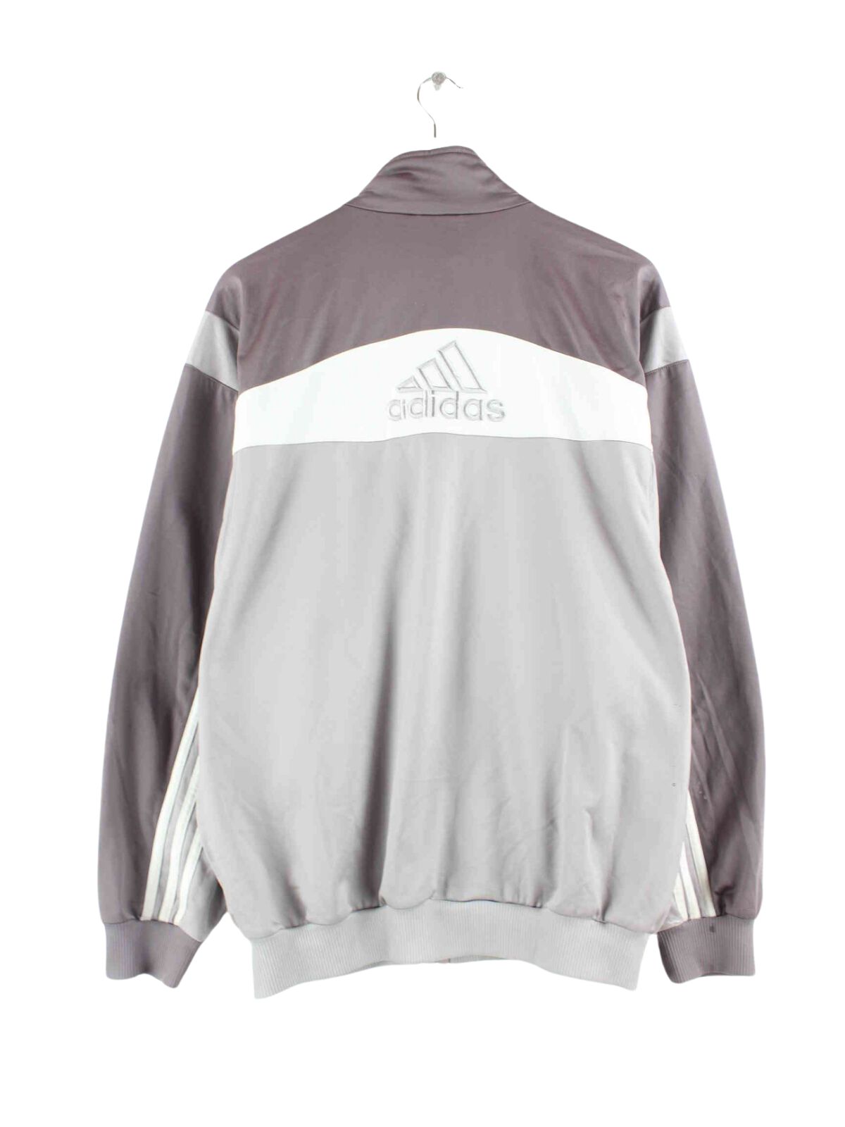 Adidas 90s Vintage 3-Stripes Trainingsjacke Grau L (back image)