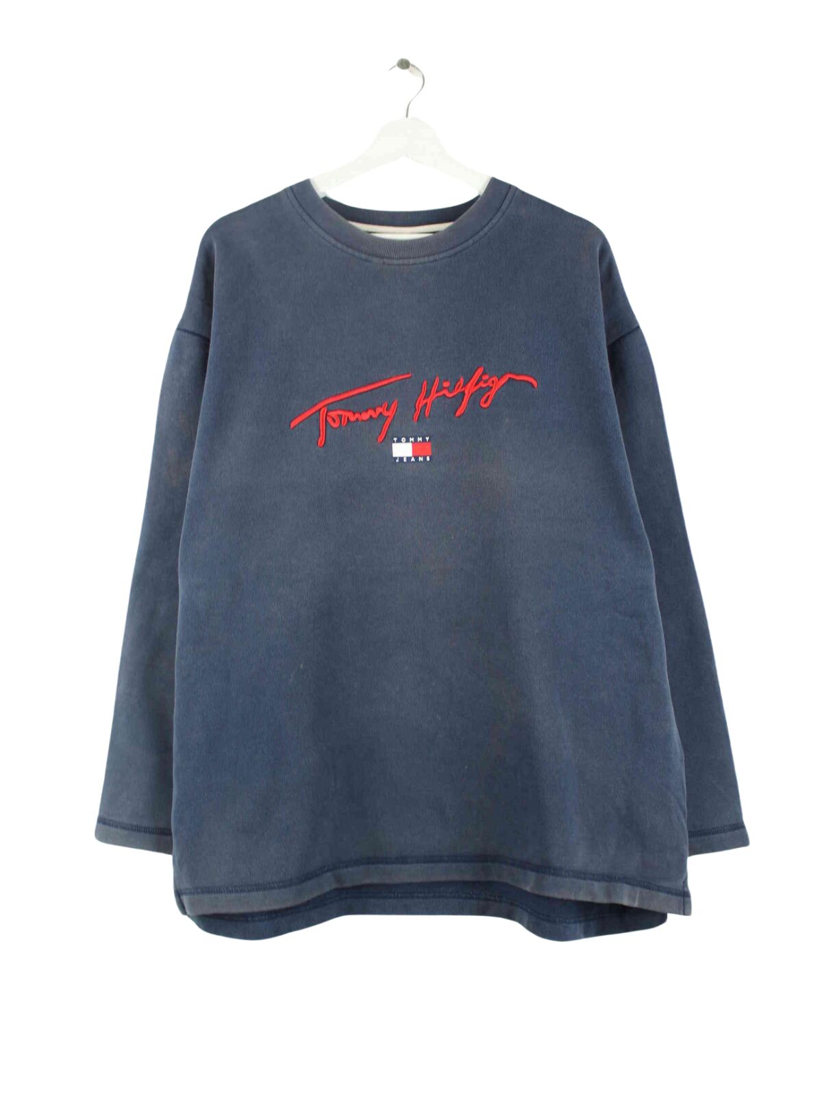 Tommy Hilfiger y2k Embroidered Sweater Blau M (front image)