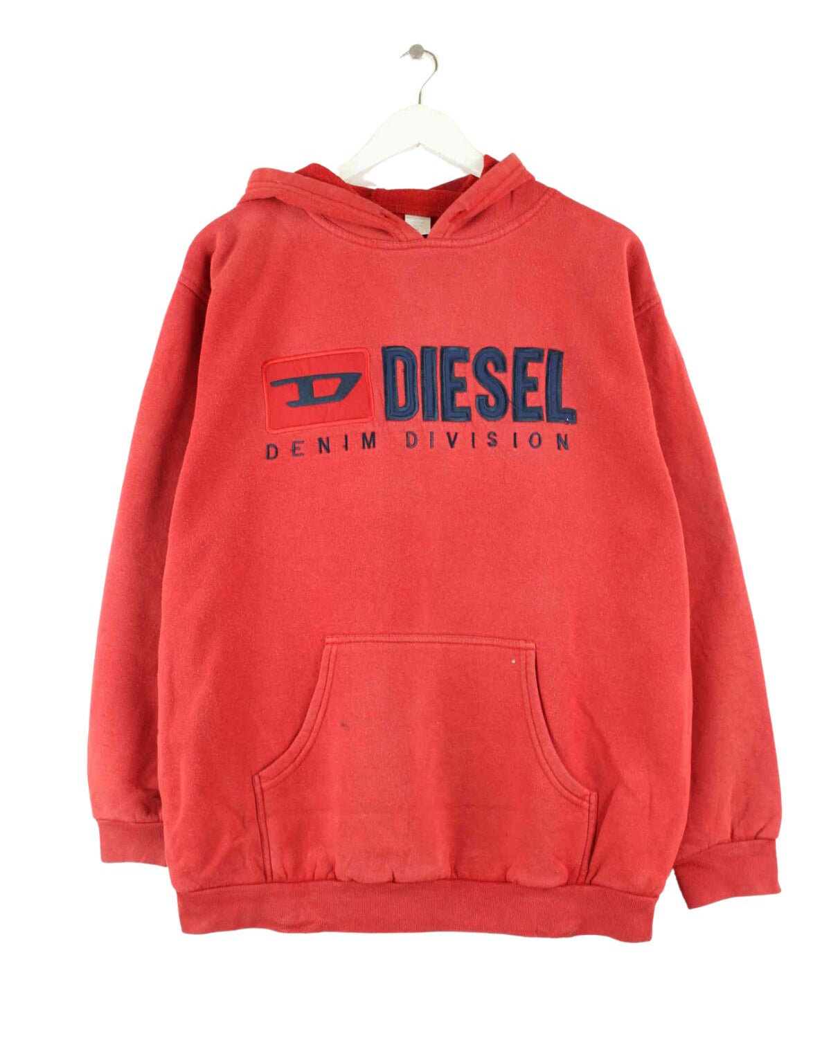 Diesel y2k Embroidered Hoodie Rot M (front image)