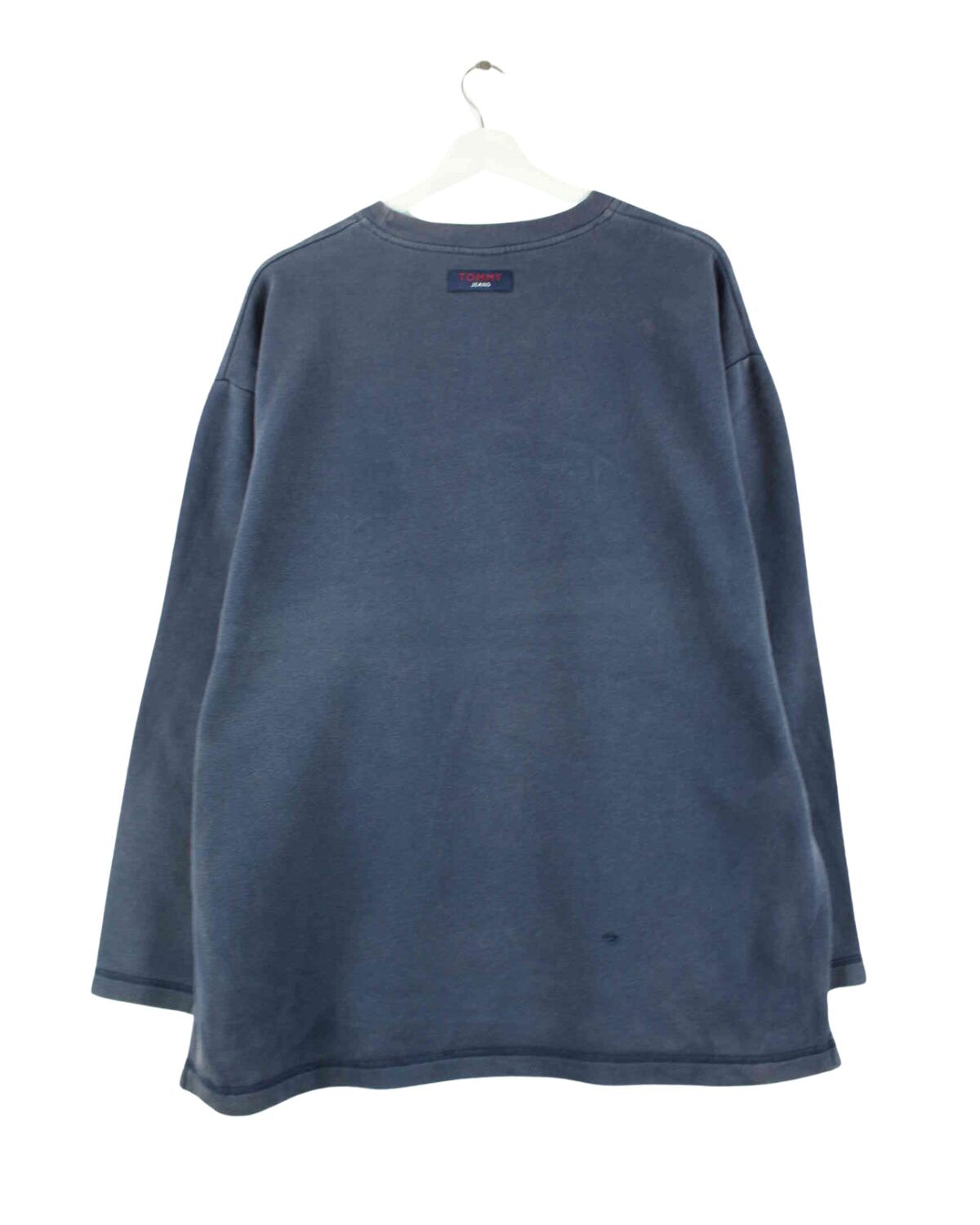Tommy Hilfiger y2k Embroidered Sweater Blau M (back image)
