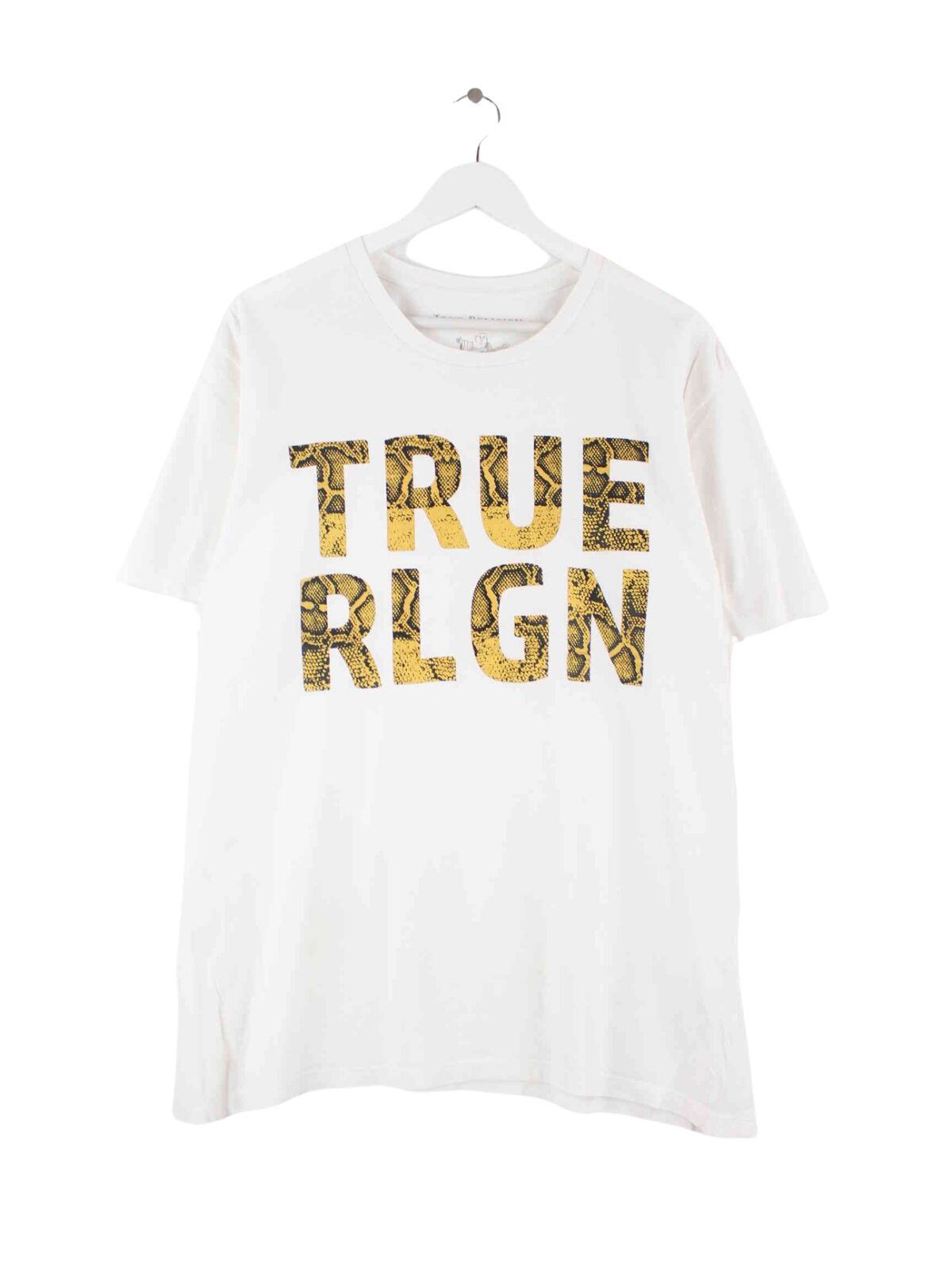 True Religion Print T-Shirt Weiß XL (front image)