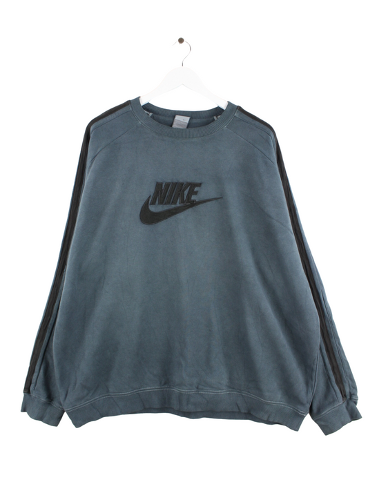 Nike Embroidered Sweater Grau XXL