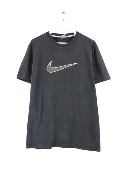Nike y2k Big Swoosh T-Shirt Schwarz XL
