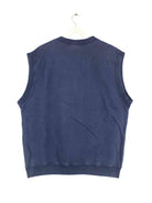 Lacoste 90s Vintage V-Neck Pullunder Blau XL (back image)