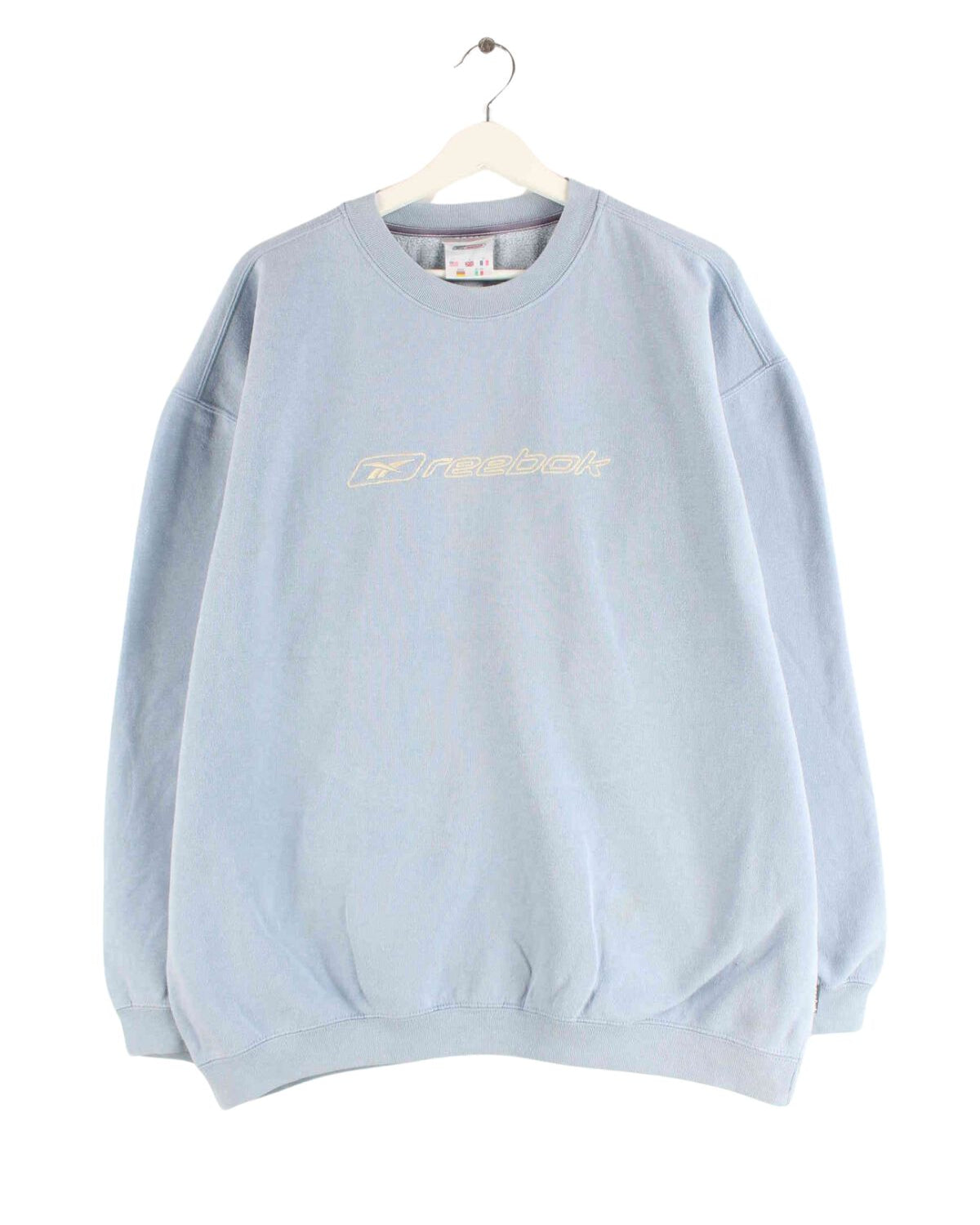 Reebok y2k Embroidered Sweater Blau L (front image)