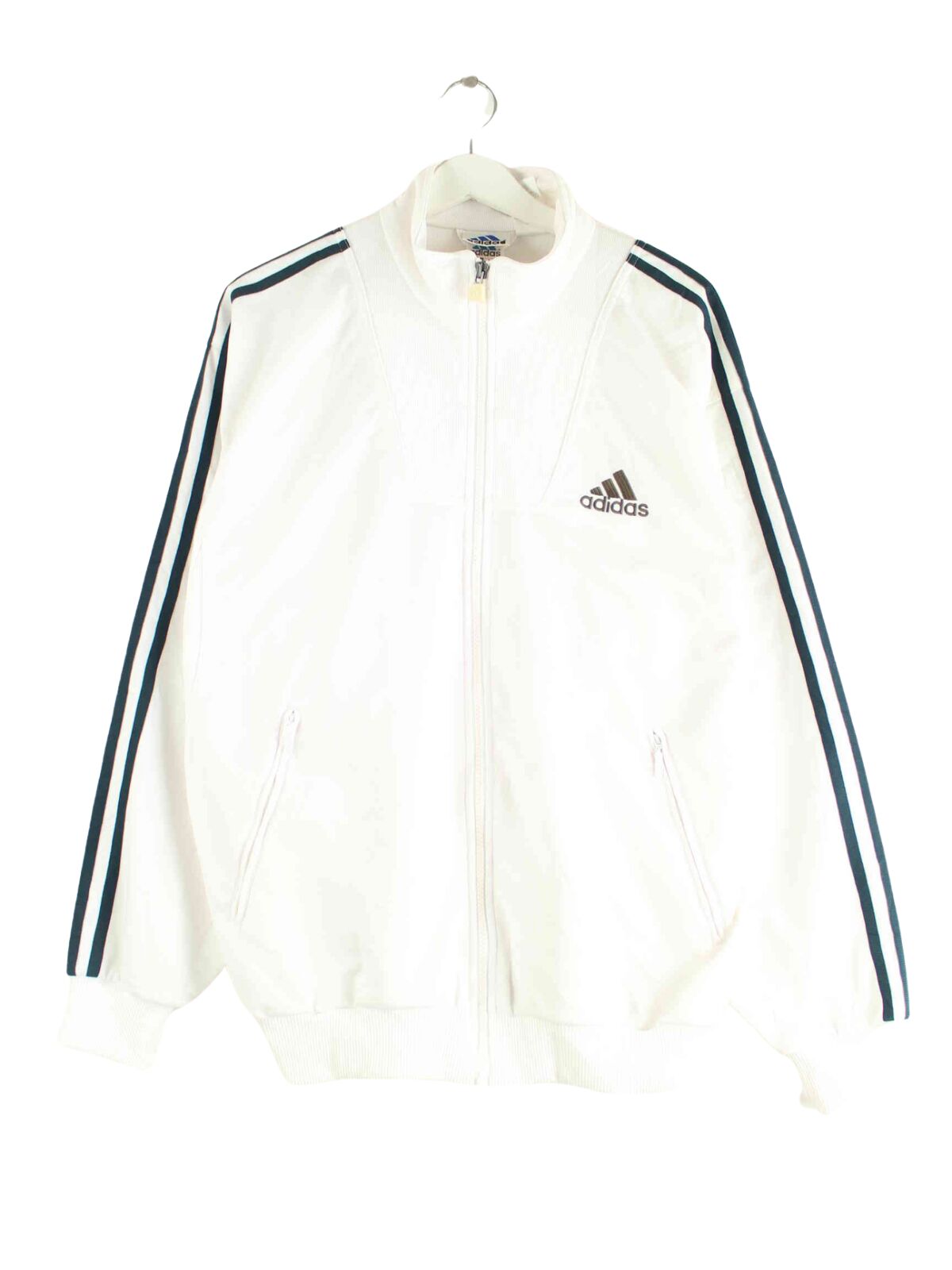 Adidas 90s Vintage Performance Trainingsjacke Weiß M (front image)