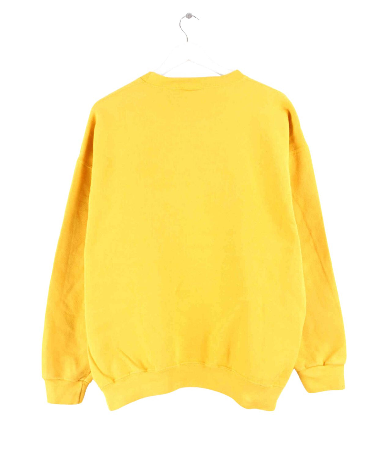 Vintage y2k Embroidered Sweater Gelb L (back image)