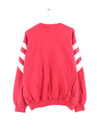 Adidas 90s Vintage 3-Stripes Embroidered Sweater Rot XL (back image)