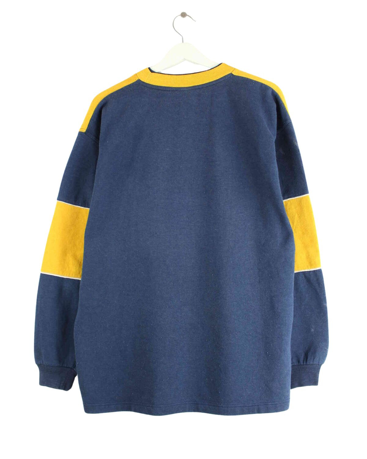 Nike 90s Vintage Logo Embroidered Sweater Blau XXL (back image)