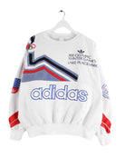 Adidas 1980 Olympic Winter Games Embroidered Sweater Weiß M (front image)